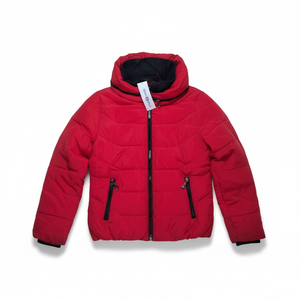 Women "Iconic Edge" Red Bomber Jacket