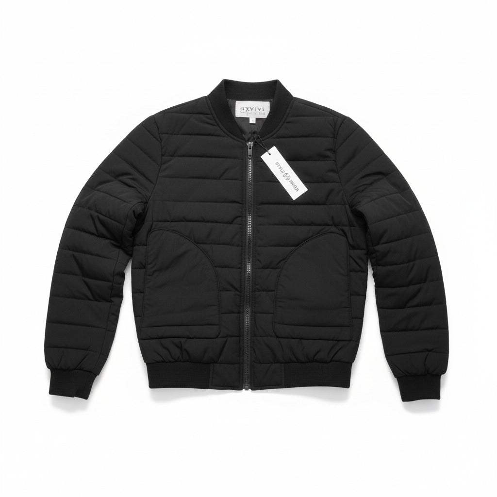 Women "Stealth Luxe HXYIYI " Quilted Bomber Jacket