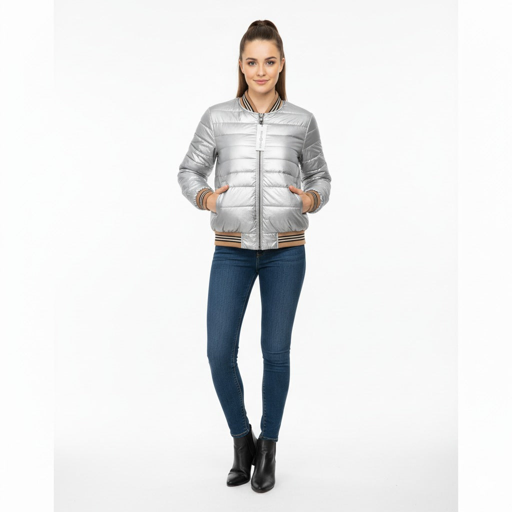 Women "Quilted Icon" Bomber by ELEVATION FIVE