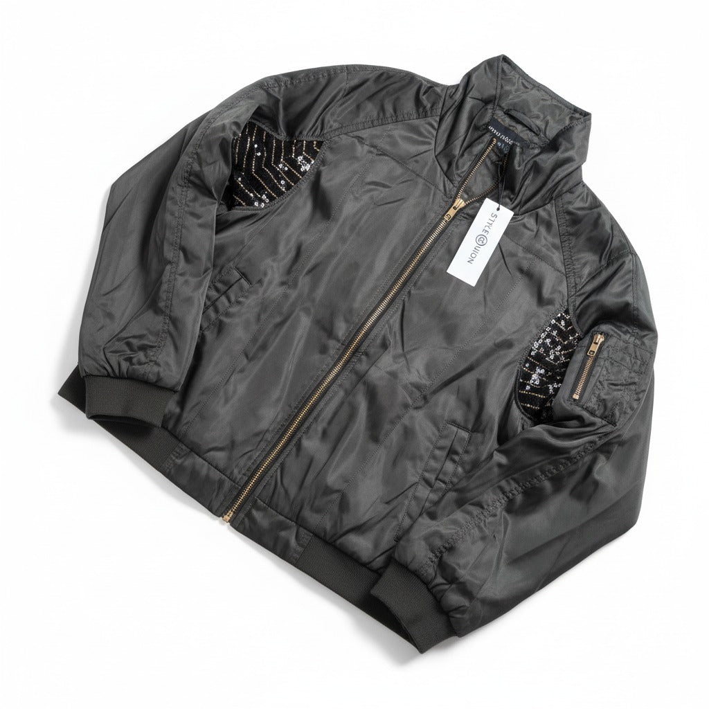 Women The "Lumière Ruffle" Statement Quilted Jacket