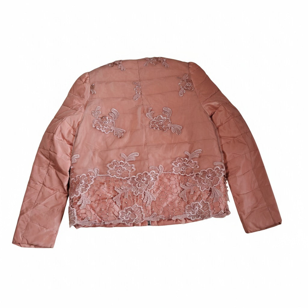 Women Chic Puffer Jacket - Dusty Rose Dream