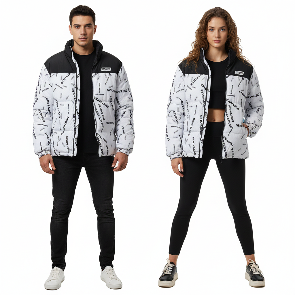 Urban Edge Puffer: Unisex 'DBSTAOLES' Jacket