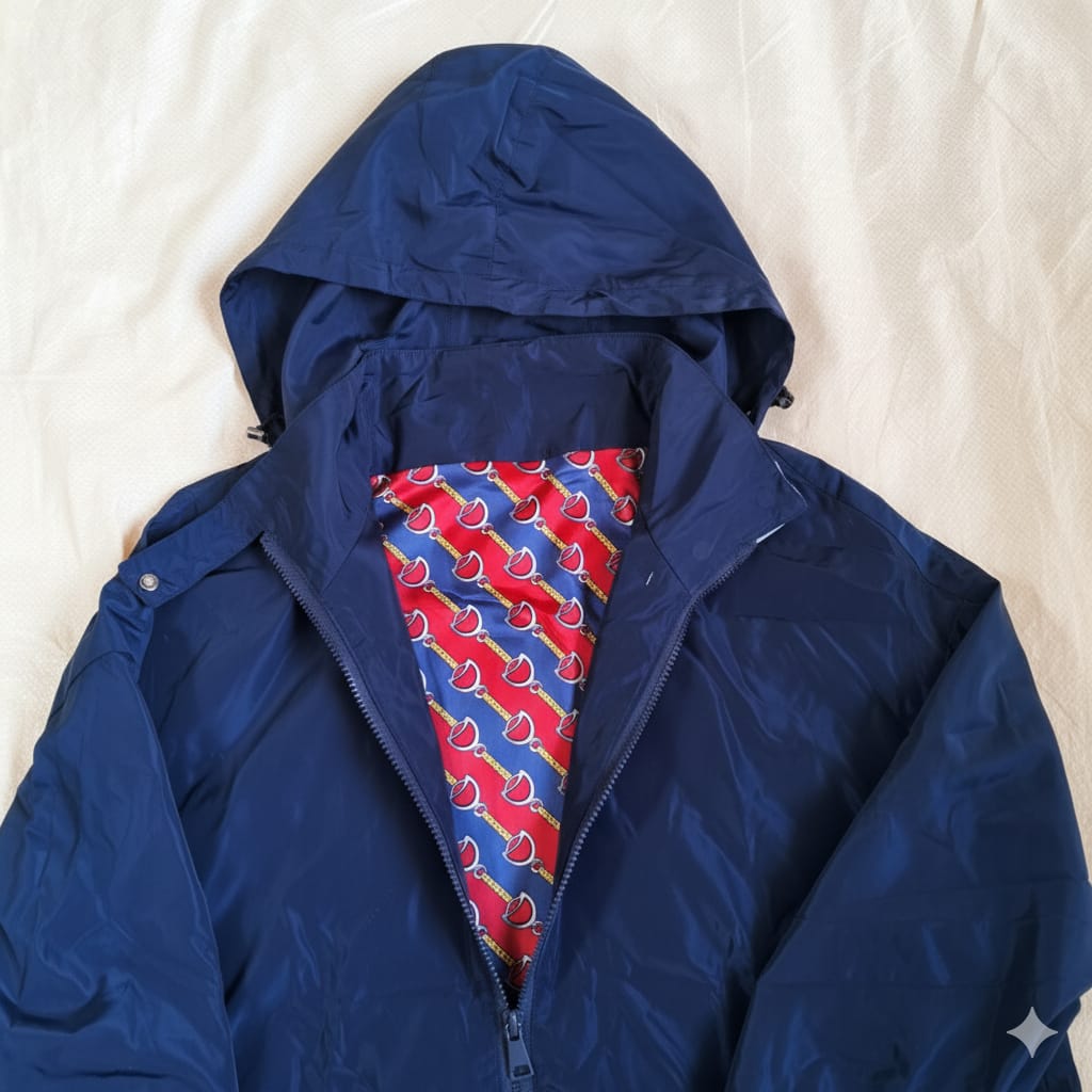 Luxury-Focused: Gucci x Disney: Navy Mickey Mouse Technical Windbreaker