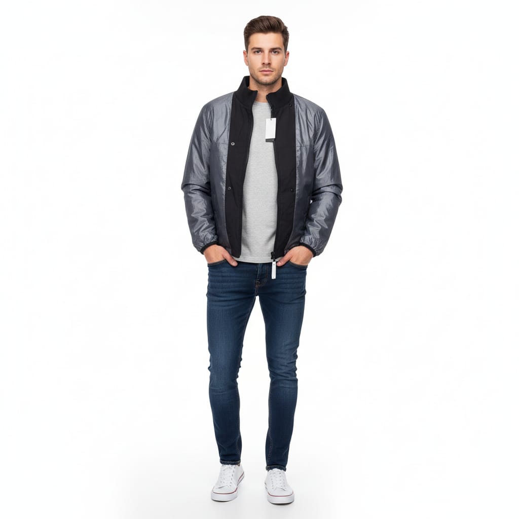 Men's Luyisen Tri-Tone Colorblock Hooded Windbreaker Jacket