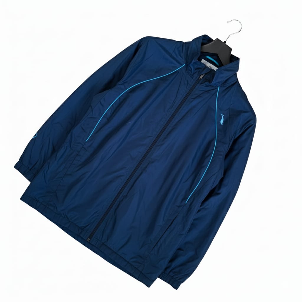 Lightweight Performance Windbreaker Jacket (Navy Blue)