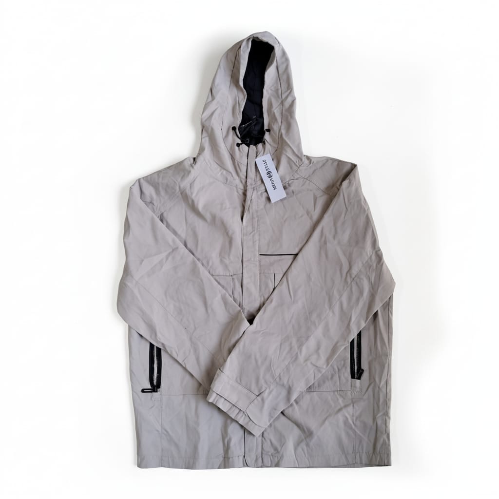Lightweight Hooded Windbreaker Jacket