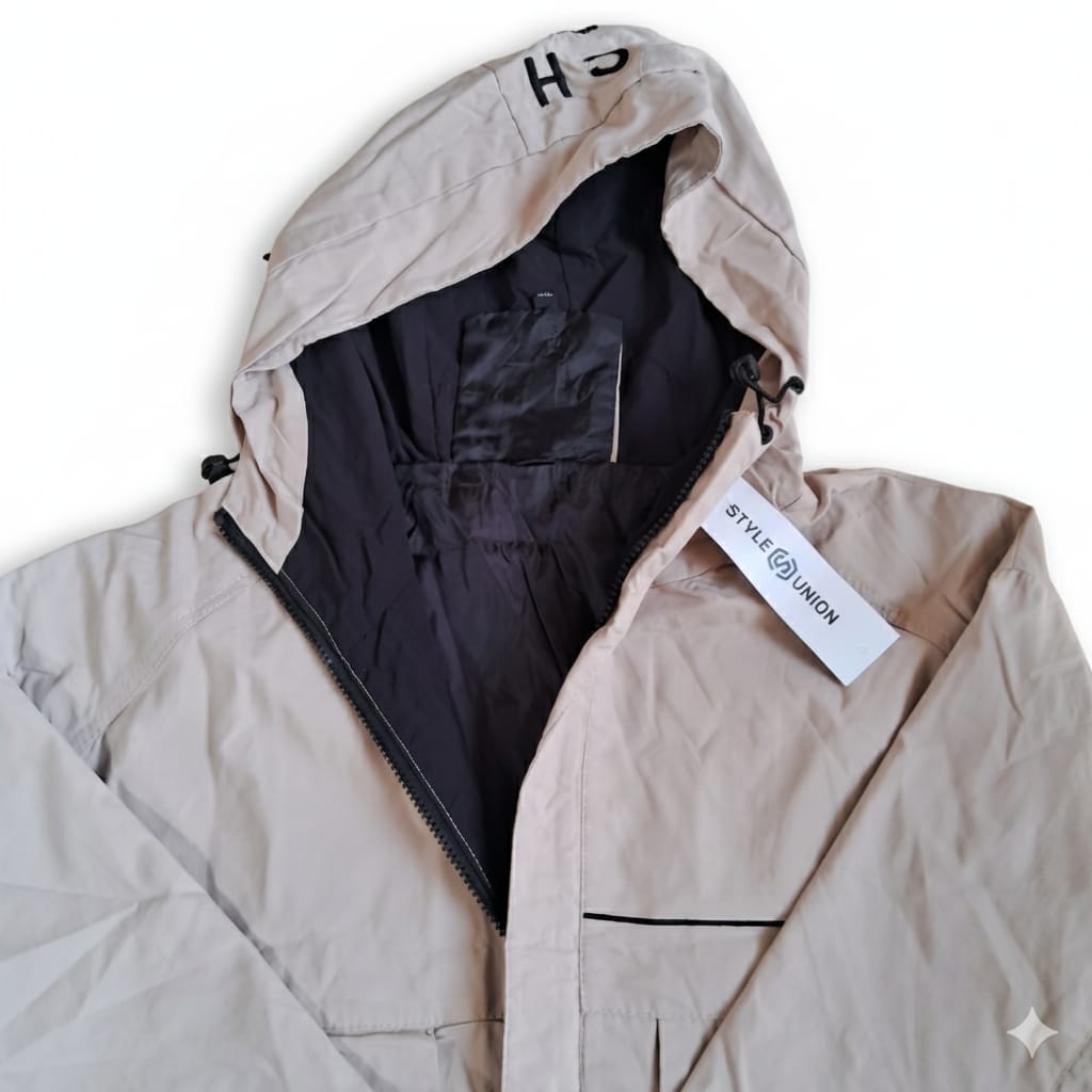 Lightweight Hooded Windbreaker Jacket