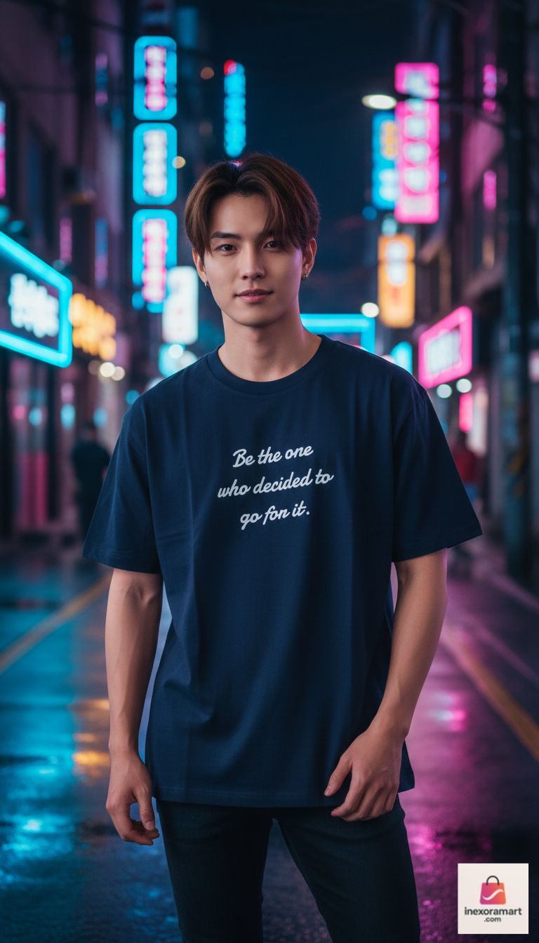 Decide & Rise – Korean Streetwear Graphic T-Shirt