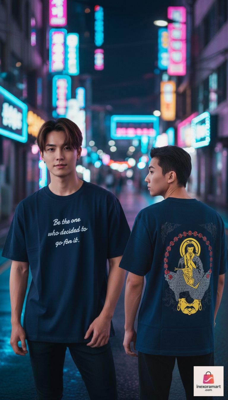 Decide & Rise – Korean Streetwear Graphic T-Shirt
