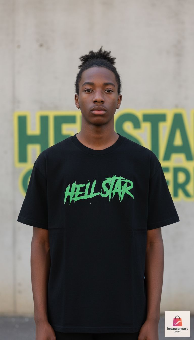 HELLSTAR Reaper Graphic Black Cotton T-Shirt
