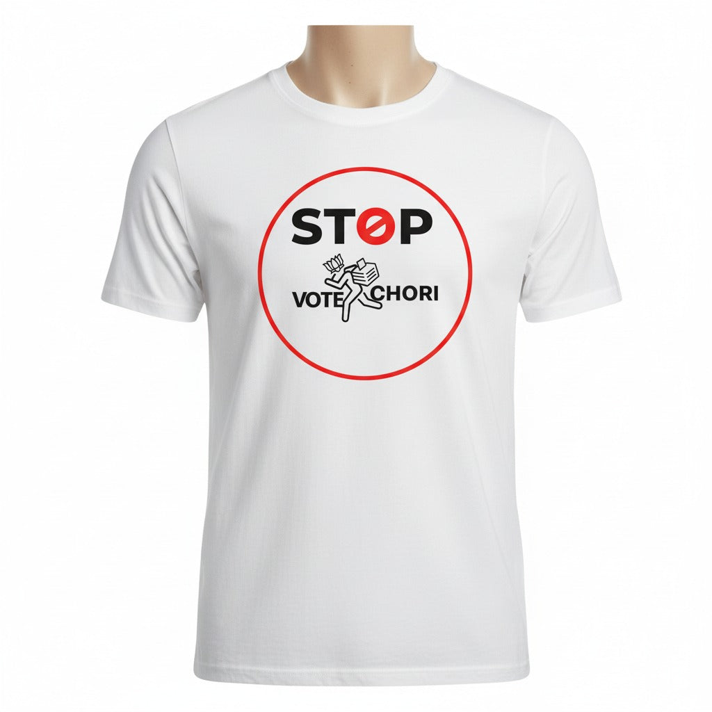 Stop vote chori free size t-shirt